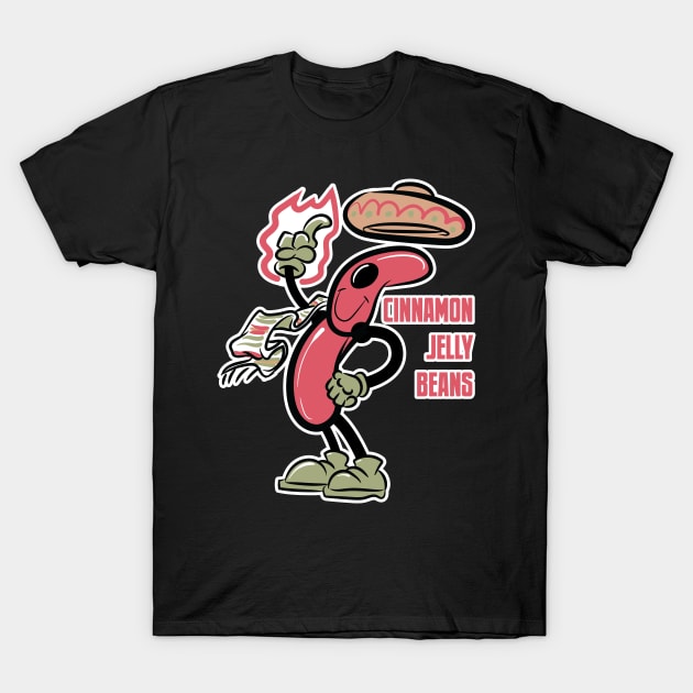 Cinnamon Jelly Bean Mascot T-Shirt by eShirtLabs
